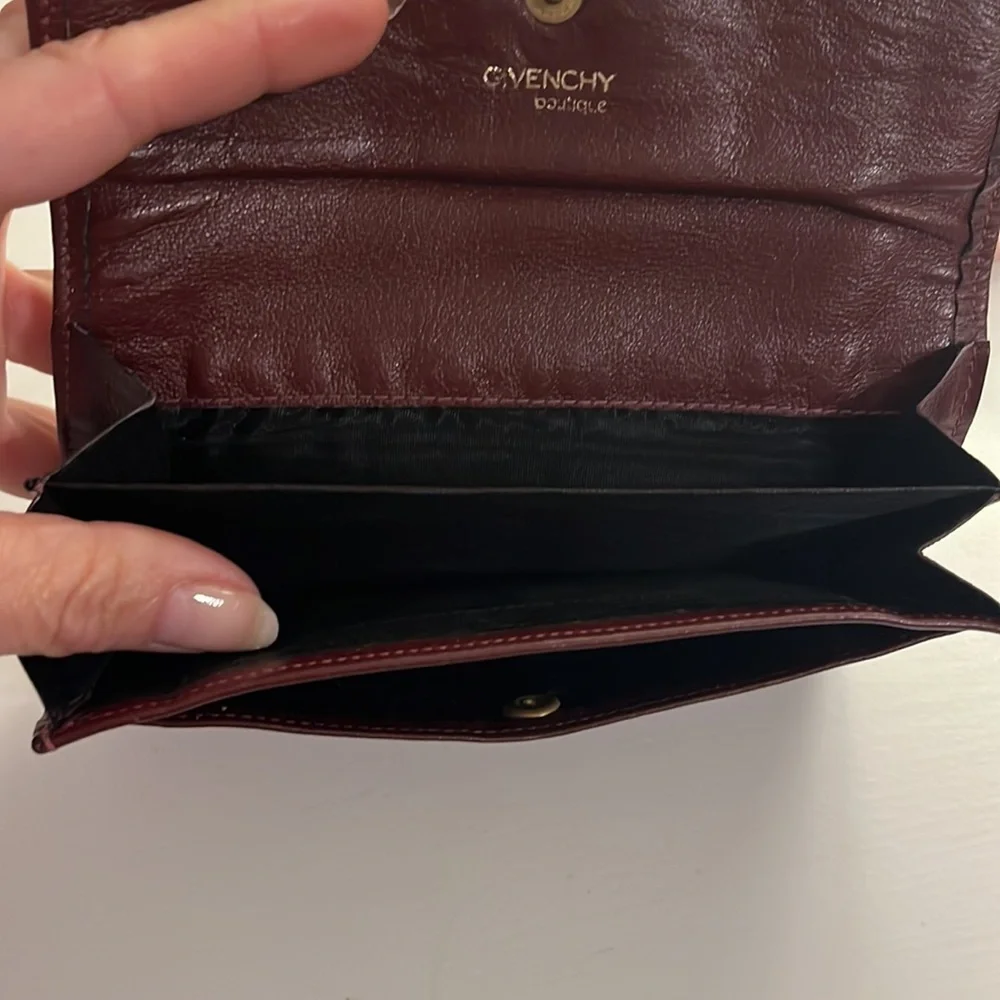 Givenchy leather change pouch card holder wallet - Picture 2 of 8
